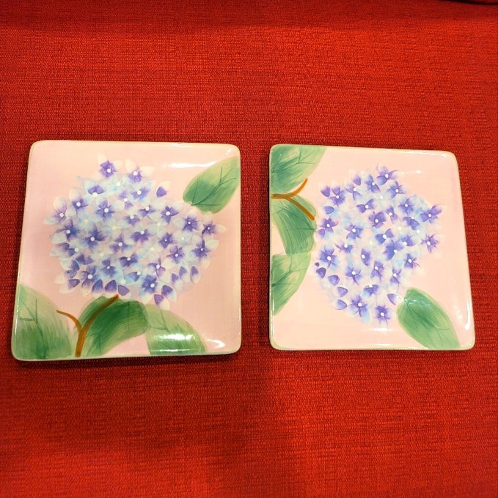 2 Nantucket 8" Square Plates